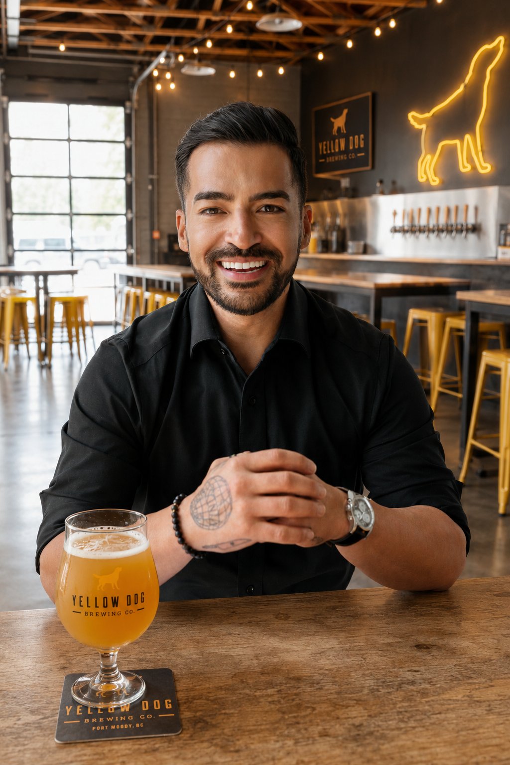 Sayed Najibi at Yellow Dog Brewing on Brewers Row